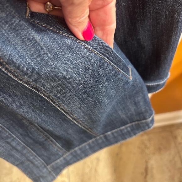 Chico’s Large Size 2 Blue Denim Jacket - Picture 5 of 11